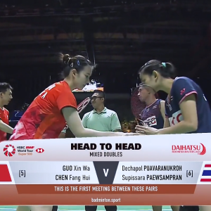 2025年 印尼大师赛 SF 郭新娃&陈芳卉[中国] vs [泰国]德差波·普瓦拉努克罗&苏皮萨拉·帕维斯坦帕