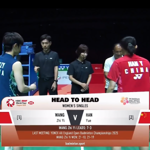 2025年 马来西亚大师赛 F 王祉怡[中国] vs [中国]韩悦
