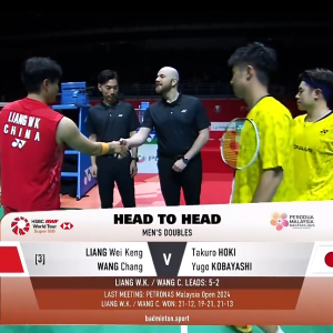 2025年 马来西亚大师赛 QF 梁伟铿&王昶[中国] vs [日本]保木卓朗&小林优吾