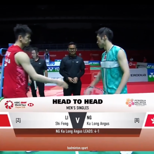2025年 马来西亚大师赛 QF 李诗沣[中国] vs [中国香港]伍家朗