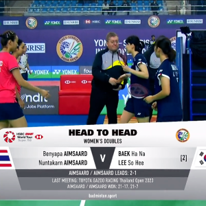 2025年 印度公开赛 R32 本雅帕·艾姆萨德&伦塔卡恩·艾姆萨德[泰国] vs [韩国]白荷娜&李绍希