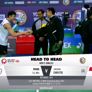 2025年 印度公开赛 R32 王子维[中国台北] vs [印尼]乔纳坦·克里斯蒂