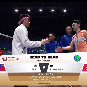 2025年 全英公开赛 R32 李梓嘉[马来西亚] vs [中国香港]伍家朗