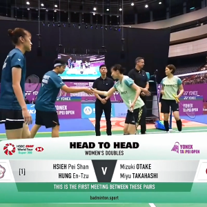 2025年 台北公开赛 F 谢沛珊&洪恩慈[中国台北] vs [日本]大竹望月&高桥美优