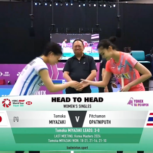 2025年 台北公开赛 F 宫崎友花[日本] vs [泰国]碧查梦·奥帕尼普特