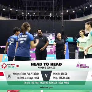 2025年 台北公开赛 SF 梅丽莎·普斯皮塔·萨里&瑞秋·阿莱西娅·罗斯[印尼] vs [日本]大竹望月&高桥美优