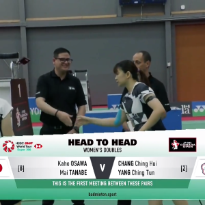 2025年 加拿大公开赛 SF 大泽佳步&田部真唯[日本] vs [中国台北]张净惠&杨景惇