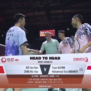 2025年 印尼大师赛 QF 谢浩南&曾维瀚[中国] vs [印尼]法贾尔·阿尔菲安&穆罕默德·里安·阿迪安托