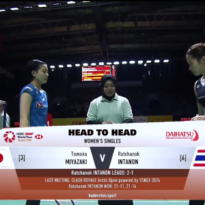 2025年 印尼大师赛 QF 宫崎友花[日本] vs [泰国]拉差诺·因达农