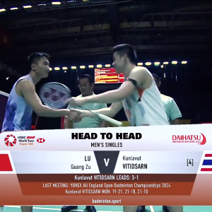 2025年 印尼大师赛 R16 陆光祖[中国] vs [泰国]昆拉武特