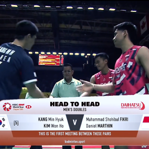 2025年 印尼大师赛 R16 姜珉赫&金元昊[韩国] vs [印尼]穆罕默德·肖希布·菲克里&丹尼尔·马丁