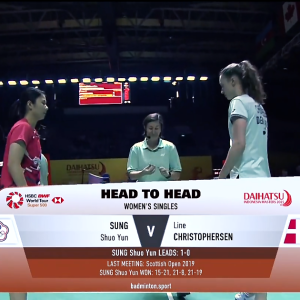 2025年 印尼大师赛 R16 宋硕芸[中国台北] vs [丹麦]莱恩·克里斯托弗森