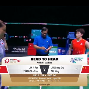 2025年 马来西亚公开赛 SF 贾一凡&张殊贤[中国] vs [中国]刘圣书&谭宁