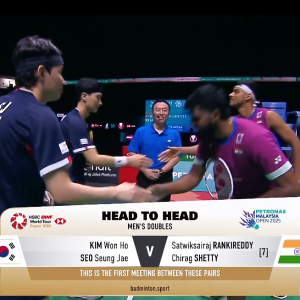 2025年 马来西亚公开赛 SF 金元昊&徐承宰[韩国] vs [印度]萨特维克·赛拉杰·兰基雷迪&奇拉格·钱德拉谢卡尔·谢提