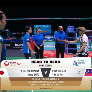 2025年 马来西亚公开赛 QF 绿川大辉&斋藤夏[日本] vs [马来西亚]陈堂杰&杜颐沩