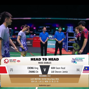 2025年 马来西亚公开赛 QF 程星&张驰[中国] vs [马来西亚]吴埙阀&赖洁敏