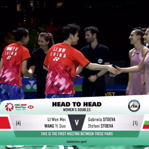 2025年 德国公开赛 SF 李汶妹&王漪朵[中国] vs [保加利亚]加夫列拉·斯托伊娃&斯蒂法尼·斯托伊娃