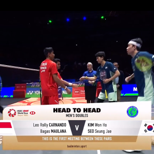 2025年 全英公开赛 F 里奥·罗利·卡尔南多&巴格斯·毛拉纳[印尼] vs [韩国]金元浩&徐承宰