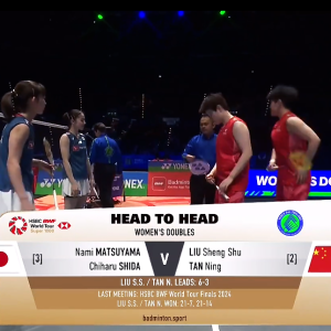 2025年 全英公开赛 SF 松山奈未&志田千阳[日本] vs [中国]刘圣书&谭宁