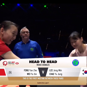 2025年 全英公开赛 SF 冯彦哲&魏雅欣[中国] vs [韩国]李钟民&蔡侑玎