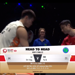 2025年 全英公开赛 SF 李诗沣[中国] vs [中国]石宇奇