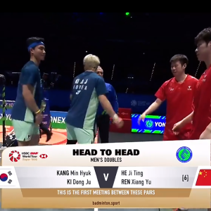 2025年 全英公开赛 QF 姜珉赫&李东珠[韩国] vs [中国]何济霆&任翔宇