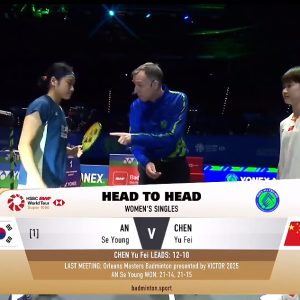 2025年 全英公开赛 QF 安洗莹[韩国] vs [中国]陈雨菲