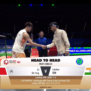 2025年 全英公开赛 QF 李诗沣[中国] vs [印度]拉克什亚·森