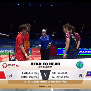 2025年 全英公开赛 QF 蒋振邦&黄东萍[中国] vs [马来西亚]吴埙阀&赖洁敏