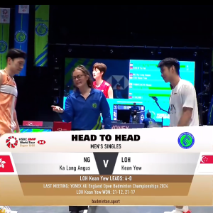 2025年 全英公开赛 R16 伍家朗[中国香港] vs [新加坡]骆健佑