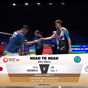2025年 全英公开赛 R16 西本拳太[日本] vs [中国台北]林俊易