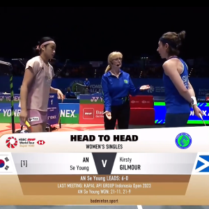 2025年 全英公开赛 R16 安洗莹[韩国] vs [苏格兰]克里斯蒂·吉尔莫