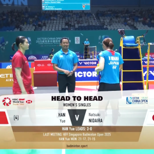 2025年 中国公开赛 R32 韩悦[中国] vs [日本]仁平菜月