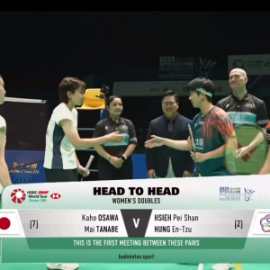 2025年 澳门公开赛 F 大泽佳步&田部真唯[日本] vs [中国台北]谢沛珊&洪恩慈