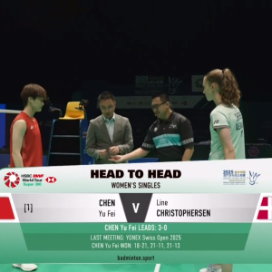 2025年 澳门公开赛 F 陈雨菲[中国] vs [丹麦]莱恩·克里斯托弗森