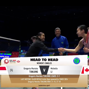 2025年 全英公开赛 R32 格蕾戈丽亚·玛丽斯卡·东宗[印尼] vs [加拿大]李文珊