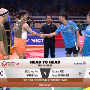 2025年 韩国公开赛 QF 李钟民&王婵[韩国] vs [日本]保木卓朗&小林优吾