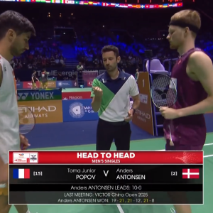 2025年 世界锦标赛 R16 托马·朱尼尔·波波夫[法国] vs [丹麦]安东森