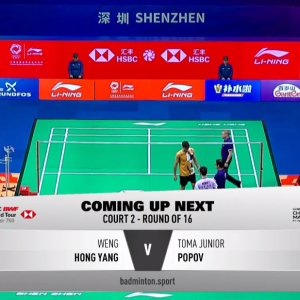 2025年 李宁中国大师赛 R16 翁泓阳[中国] vs [法国]托马·朱尼尔·波波夫