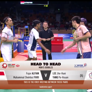 2025年 韩国公开赛 SF 法贾尔·阿尔菲安&穆罕默德·肖希布·菲克里[印尼] vs [中国台北]李哲辉&杨博轩