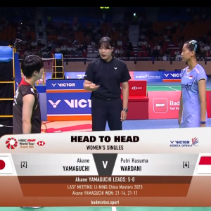 2025年 韩国公开赛 SF 山口茜[日本] vs [印尼]瓦尔达尼