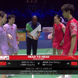 2025年 世界锦标赛 SF 郭新娃&陈芳卉[中国] vs [中国]蒋振邦&魏雅欣