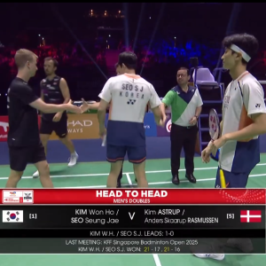 2025年 世界锦标赛 SF 金元昊&徐承宰[韩国] vs [丹麦]金·阿斯特鲁普&安德斯·斯考劳普·拉斯姆森