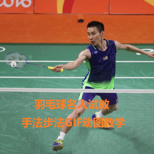 羽毛球名人试教手法步法GIF动图教学合集