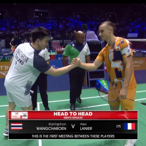 2025年 世界锦标赛 男单 王高伦[泰国] vs [法国]亚历克斯·拉尼尔