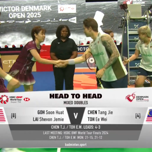 2025年 丹麦公开赛 QF 吴埙阀&赖洁敏[马来西亚] vs [马来西亚]陈堂杰&杜颐沩