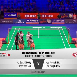 2025年 丹麦公开赛 QF 郑娜银&李妍雨[韩国] vs [韩国]金慧贞&孔熙容