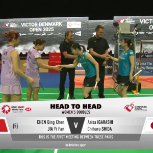 2025年 丹麦公开赛 QF 陈清晨&贾一凡[中国] vs [日本]五十岚有纱&志田千阳