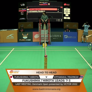 2023年 亚洲锦标赛 SF 福岛由纪&广田彩花[日本] VS [泰国]宗空潘&拉温达