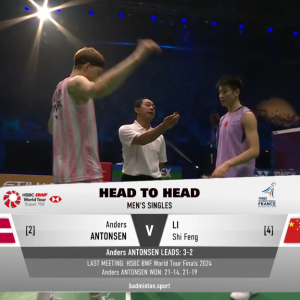 2025年 法国公开赛 SF 安东森[丹麦] vs [中国]李诗沣